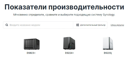 Synology анонсирует новый раздел сайта для оценки производительности